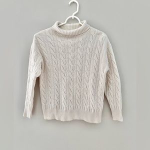 The Group Babaton Aritzia Merino Wool Cable Knit Sweater Jumper Size Large